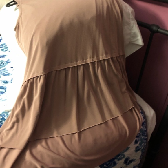 Mote High Low Sleeveless Mauve Pink Blouse EUC - Picture 5 of 9